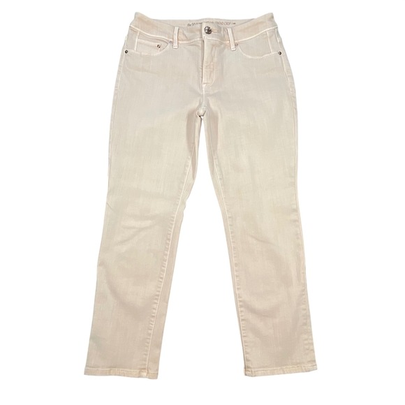 Chico's Denim - Chico's Pink So Slimming Girlfriend Crop Jeans Women 00
